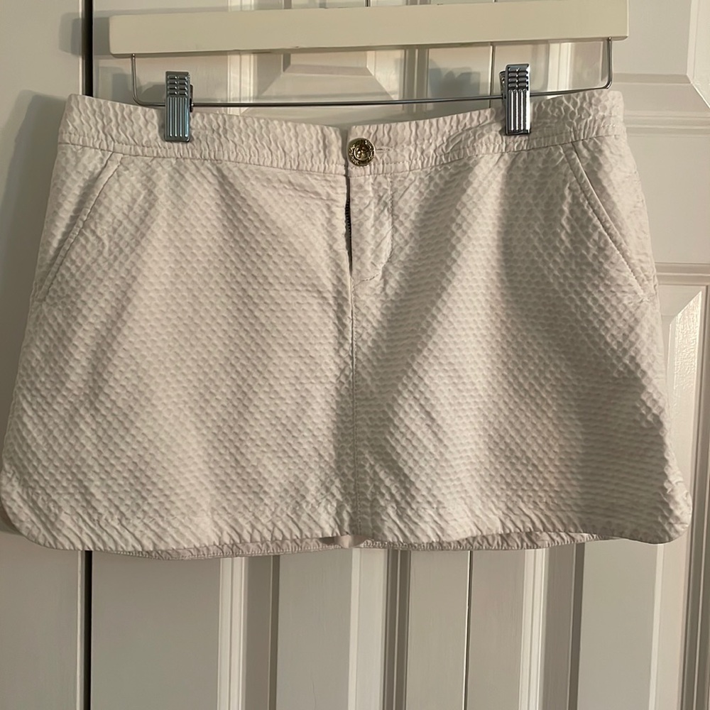 Lilly Pulitzer White Lorelei Skort Size 6